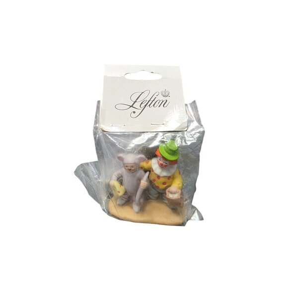New Lefton Clown & Mouse Cermic Figurine - Picture 2 of 10